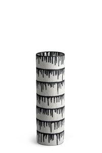 Vase Tokasu en porcelaine - Blanc & Indigo