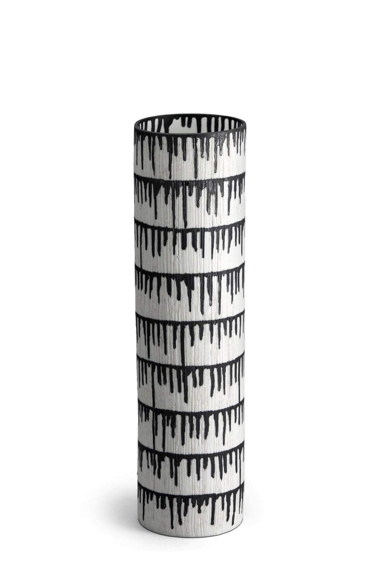 Grand vase Tokasu en porcelaine - Blanc & Indigo