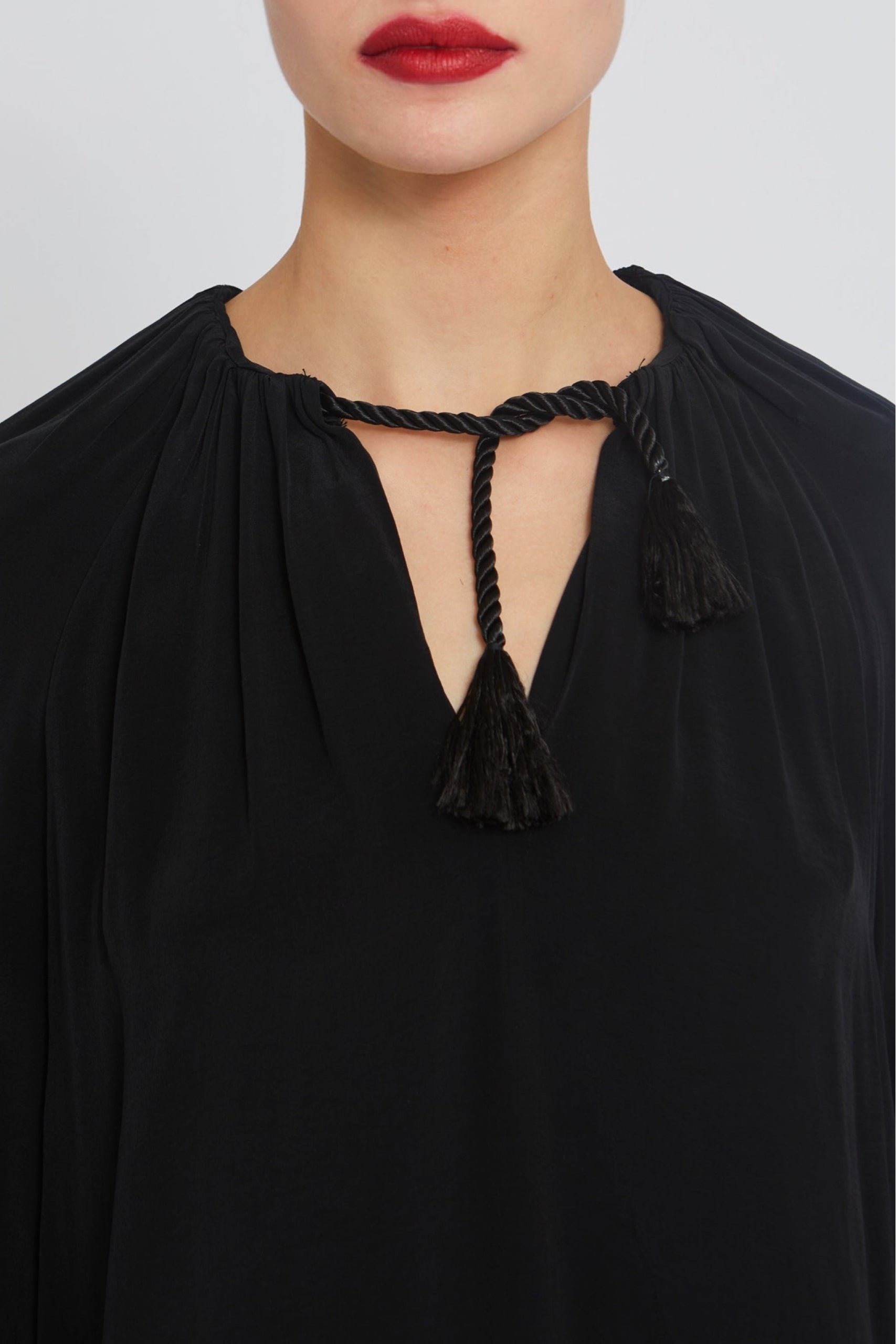 Blouse Tom à manches longues - Black