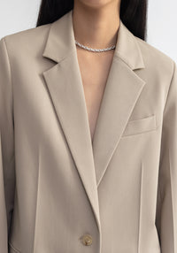 Blazer Tonka à simple boutonnage - Ash