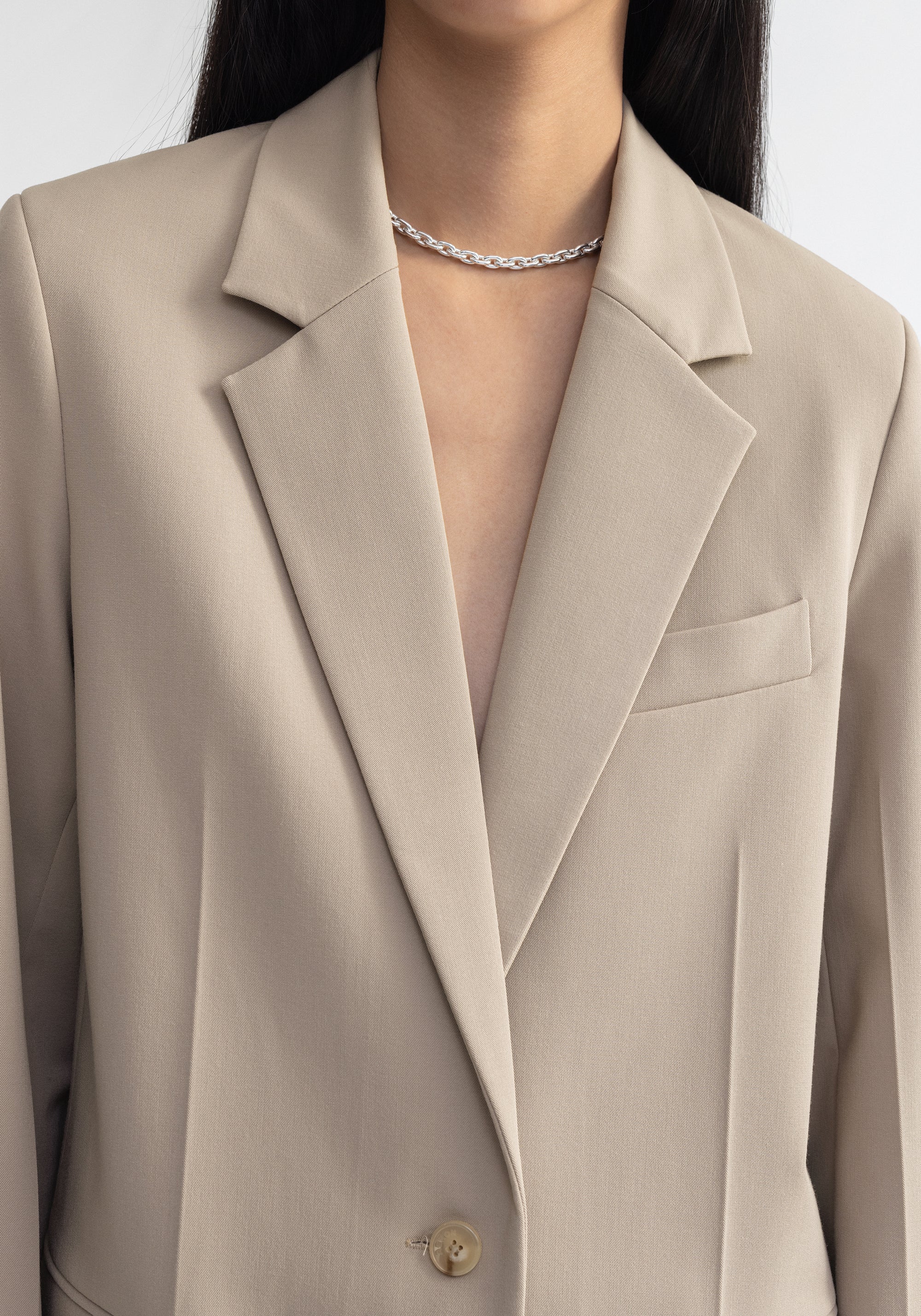 Blazer Tonka à simple boutonnage - Ash