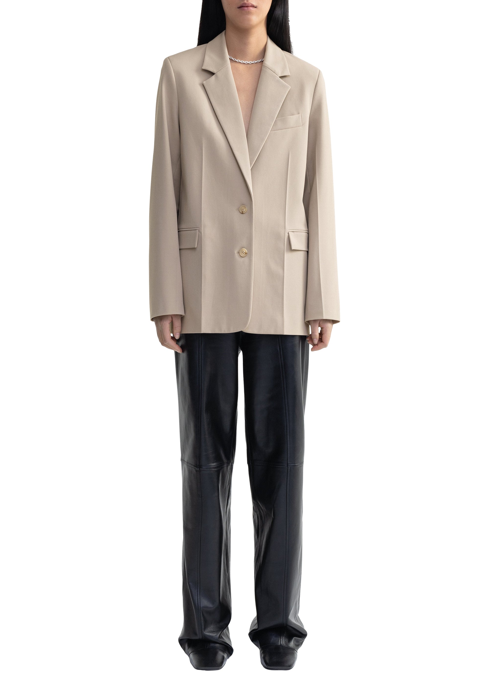 Blazer Tonka à simple boutonnage - Ash