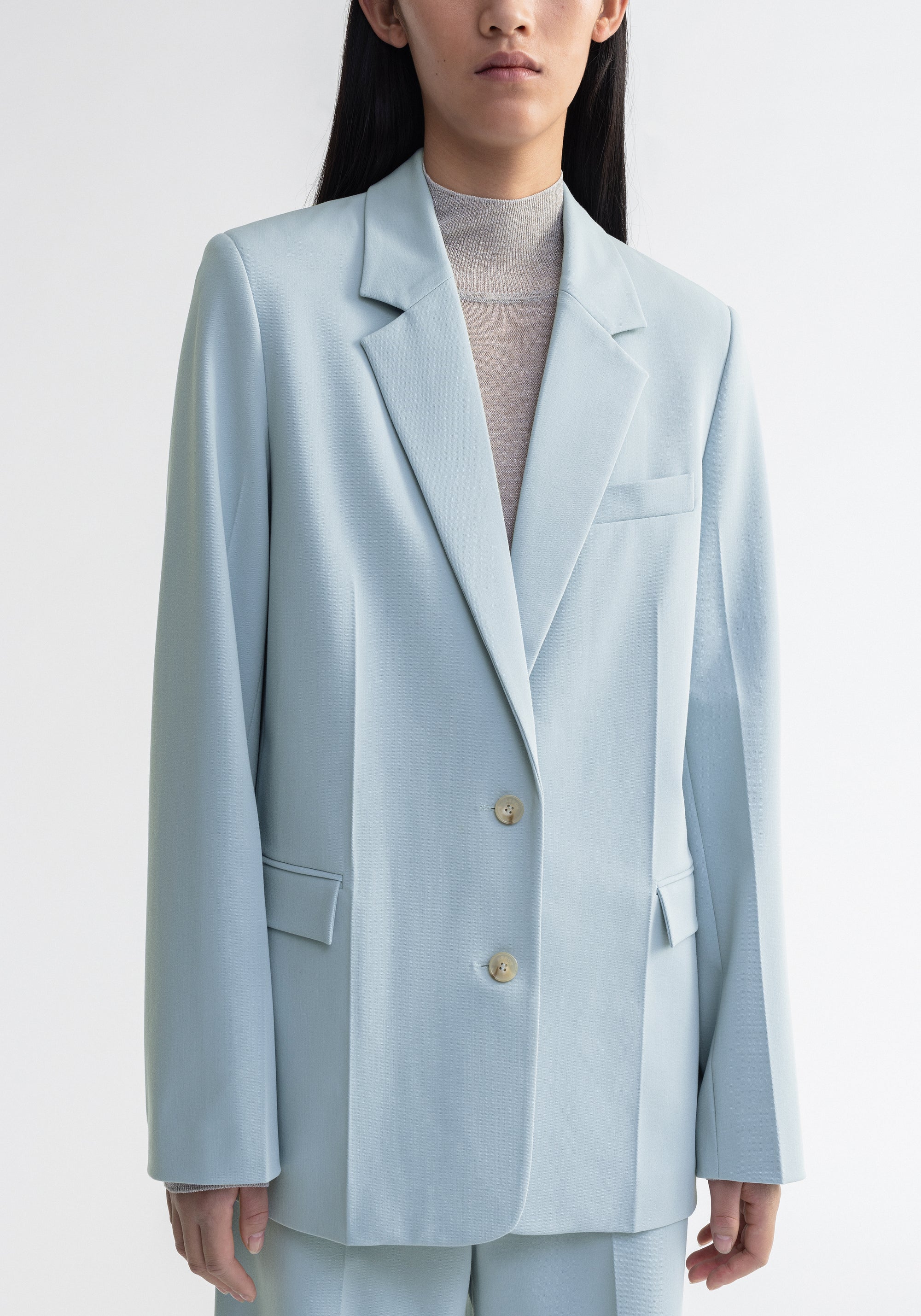 Blazer Tonka à simple boutonnage - Ice Blue