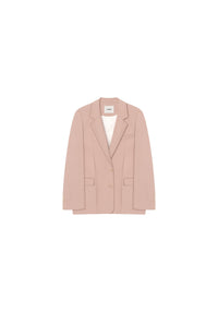 Blazer Tonka à simple boutonnage - Pale Rose