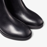 Bottes Tonya hautes 70 en cuir - Black