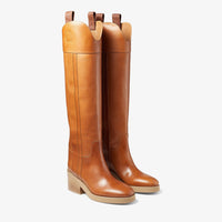 Bottes Tonya 70 en cuir - Cuoio