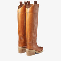 Bottes Tonya 70 en cuir - Cuoio