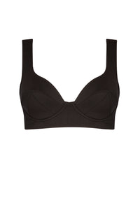 Haut de maillot de bain Valentine - Black