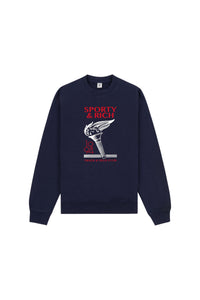 Sweatshirt Torch imprimé - Navy