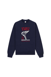 Sweatshirt Torch imprimé - Navy