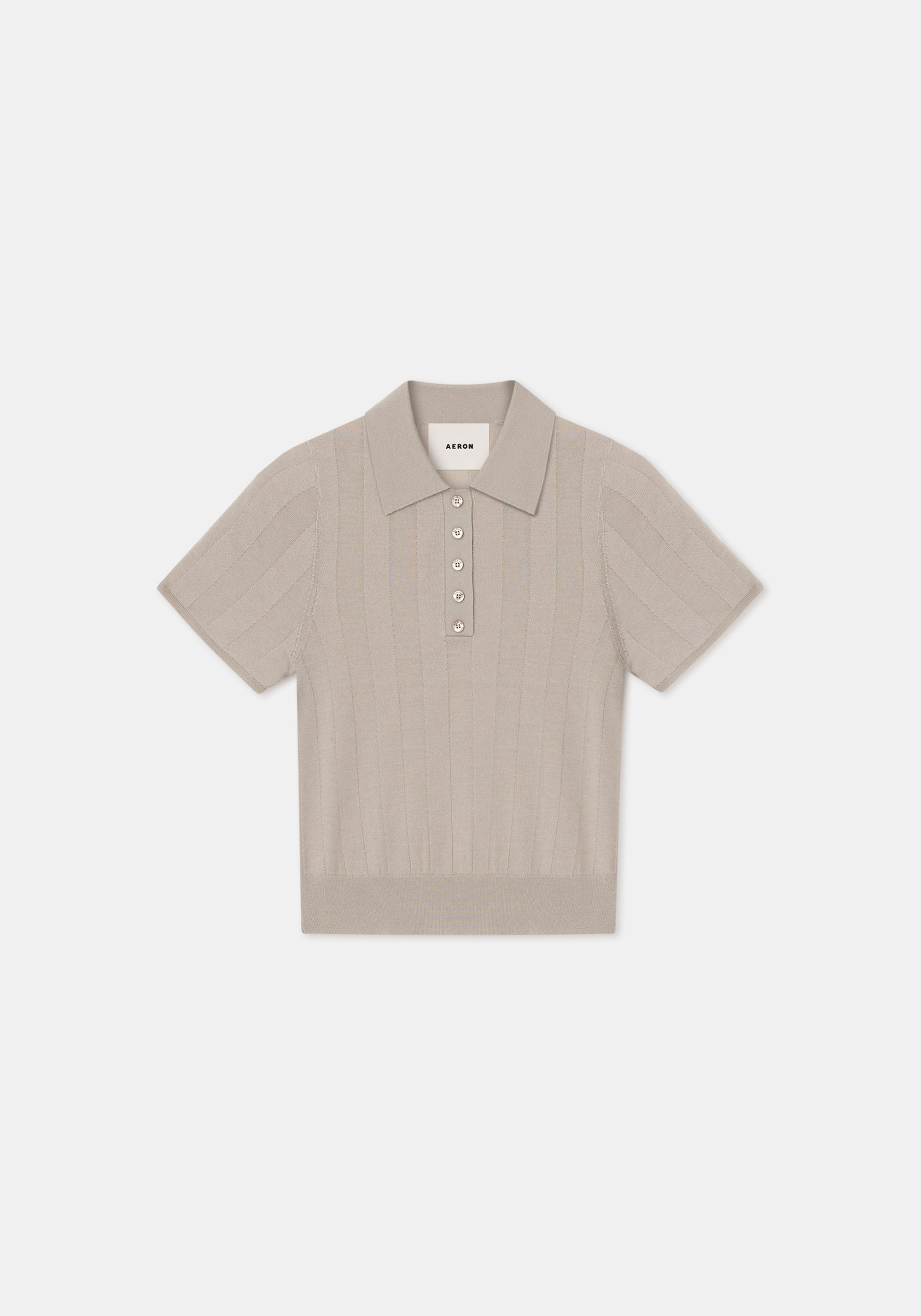 Tosca polo shirt in wool - Mist