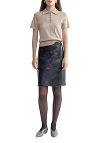 Tosca polo shirt in wool - Mist