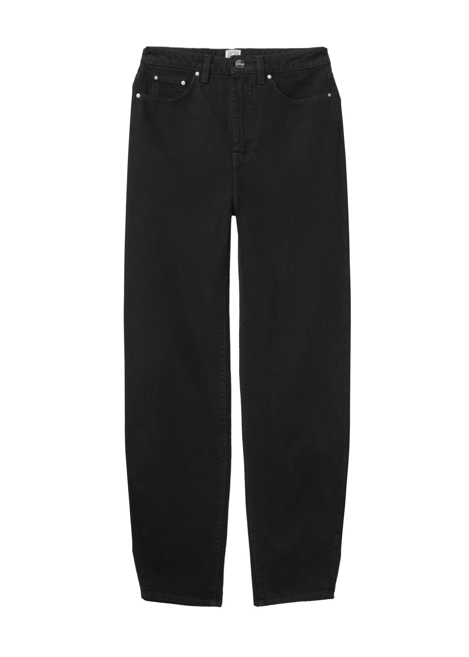Pantalon à pattes de baril en denim - Black