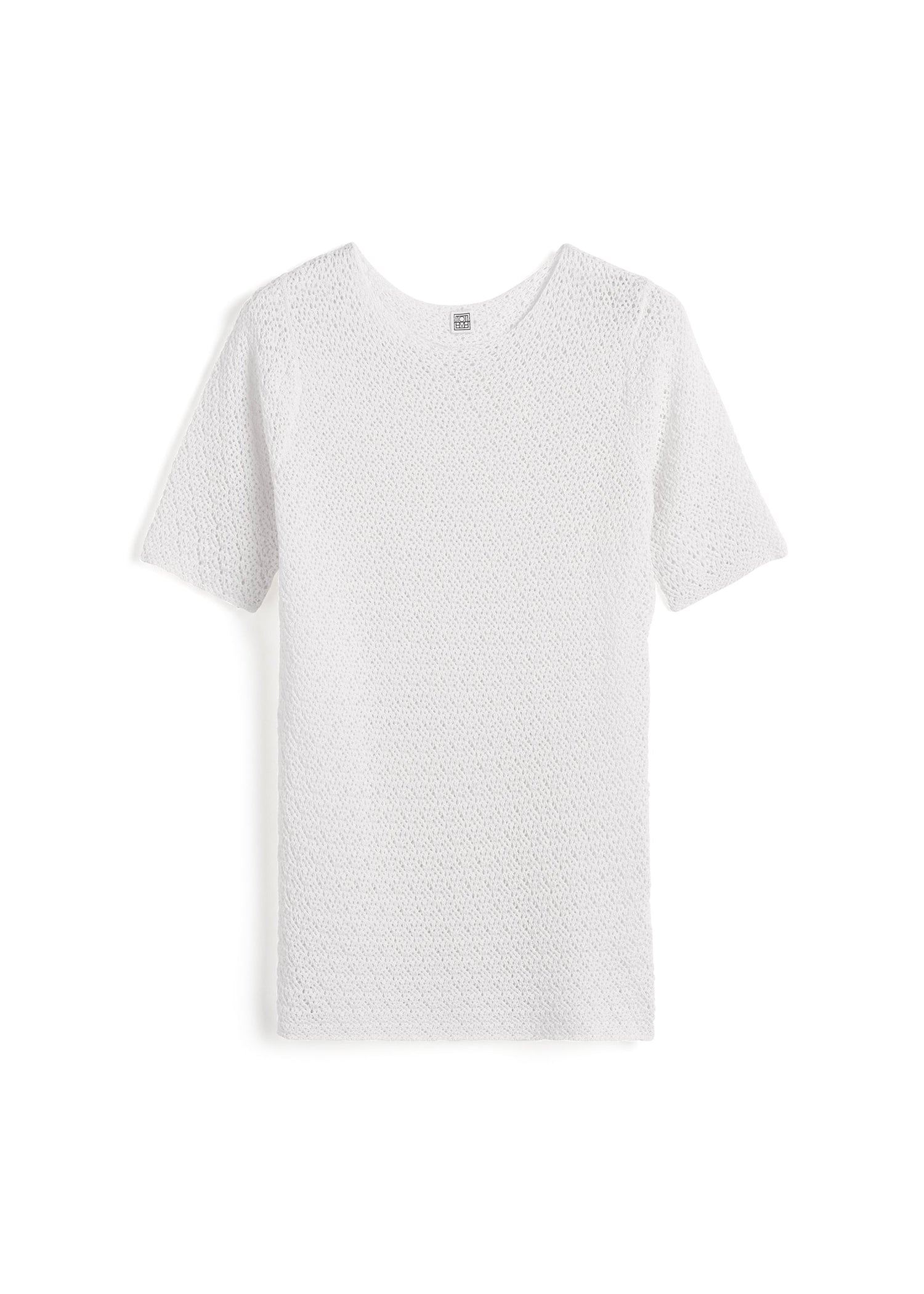 SHORT-SLEEVE CROCHET TOP