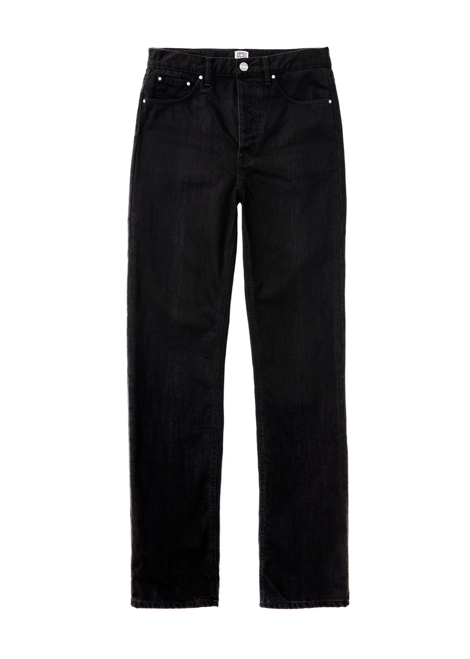 Loose-fitting denim trousers - Black