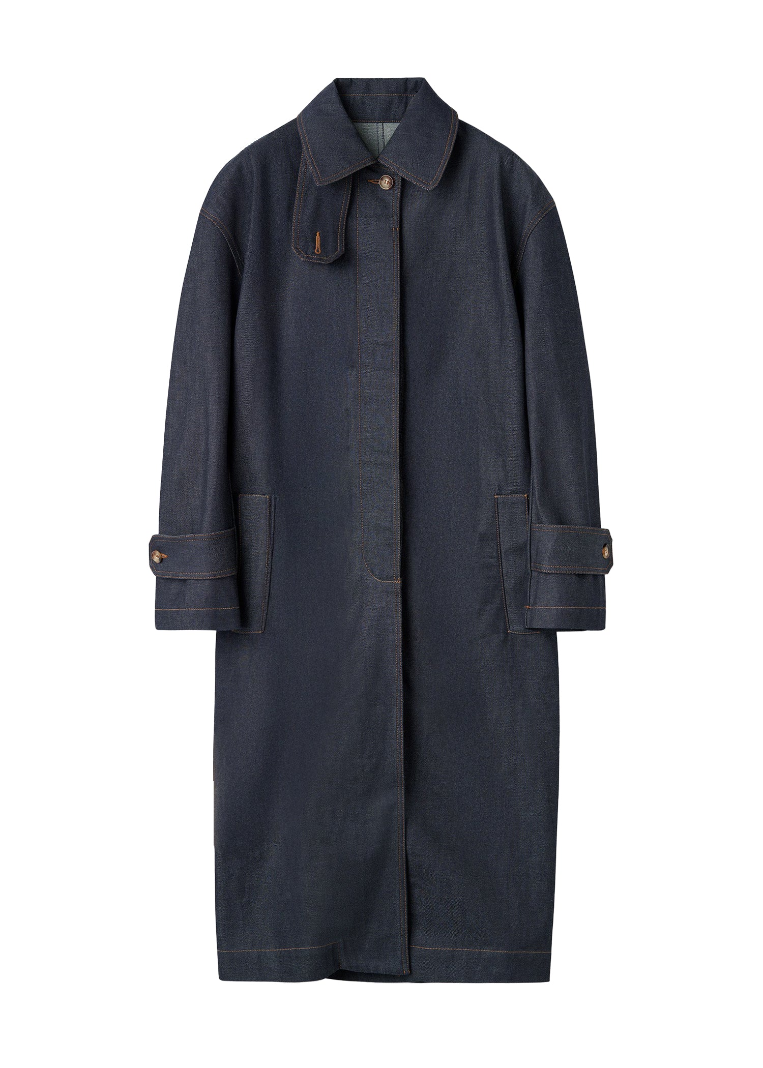 Trench coat oversize en denim - Raw