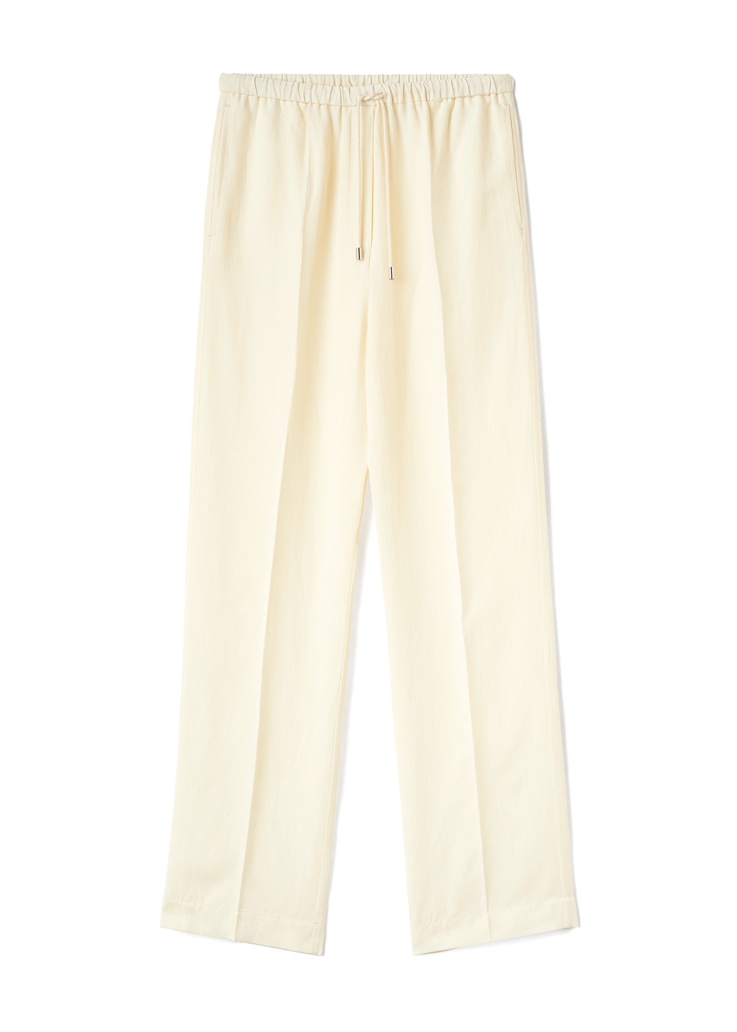 Pantalon à cordon de serrage pressé - Vanilla