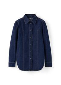 Chemise décontractée en denim - Dark Indigo