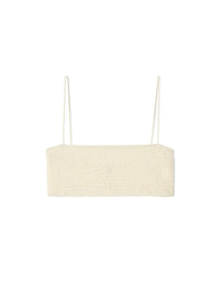Haut de bikini smocké - Tofu