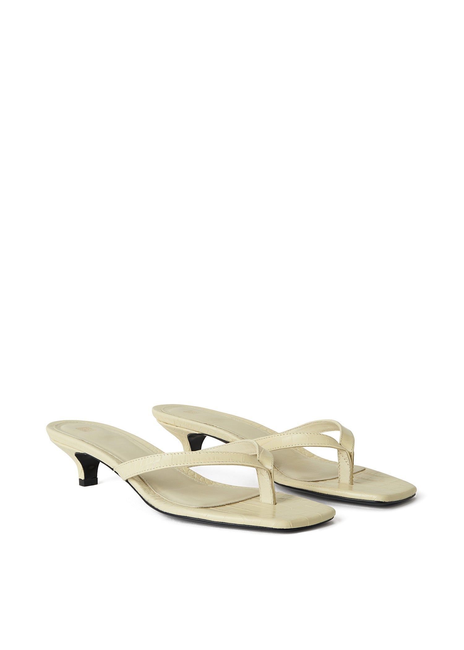 Sandales à talons 35 en cuir - Sand Croco