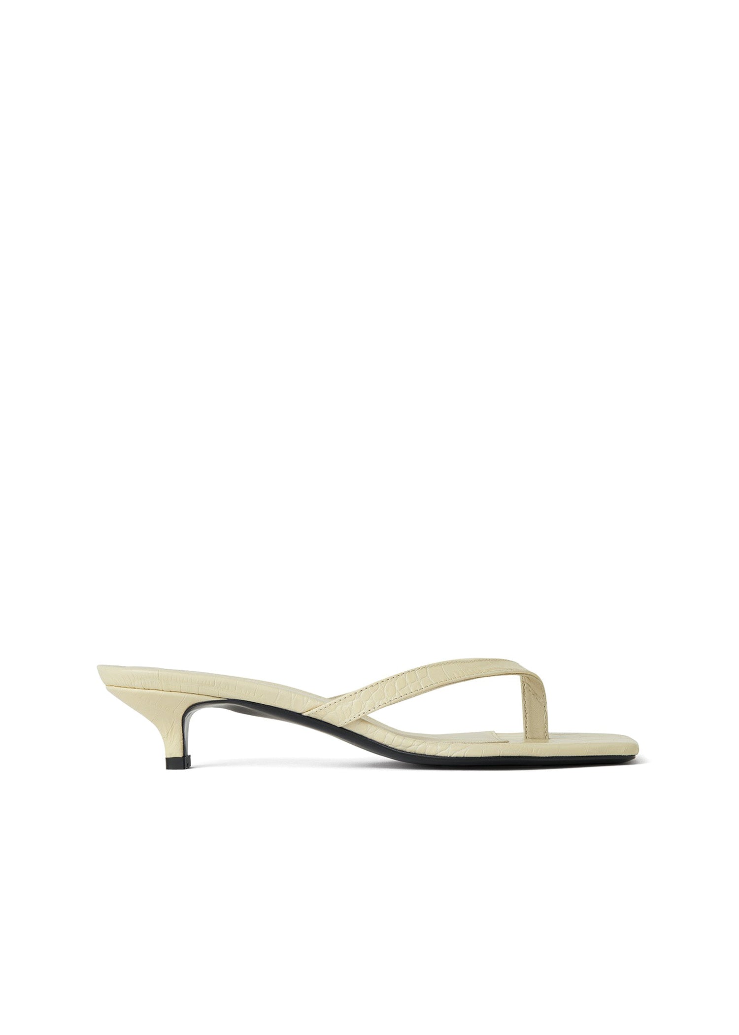Sandales à talons 35 en cuir - Sand Croco