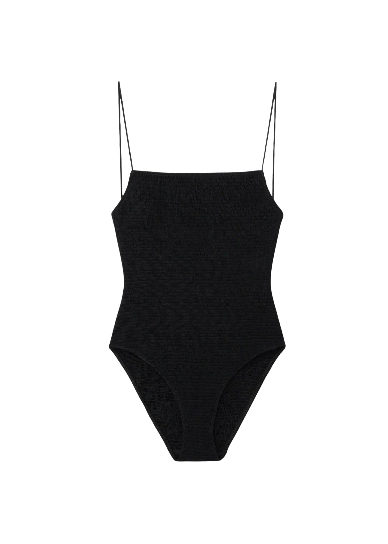 Maillot de bain une pièce smocké - Black