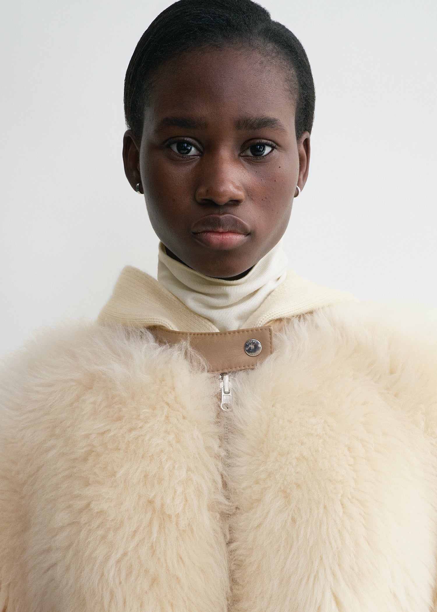 TWO-WAY SHEARLING COAT