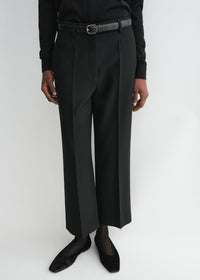 STRAIGHT CROPPED TROUSERS