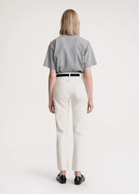Pantalon à coutures torsadées en denim - Off White