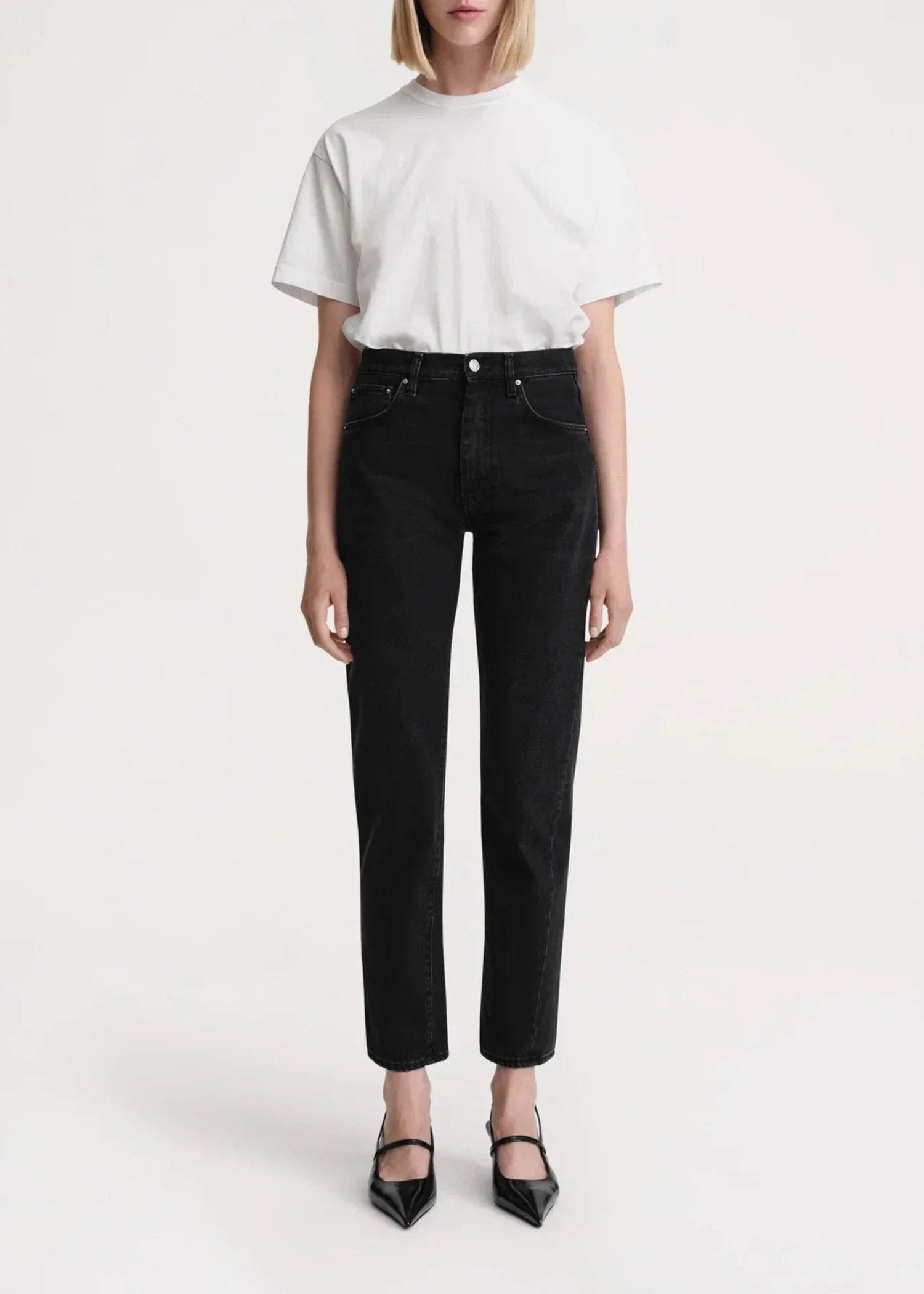 Pantalon coupe ample en denim - Black Rinse