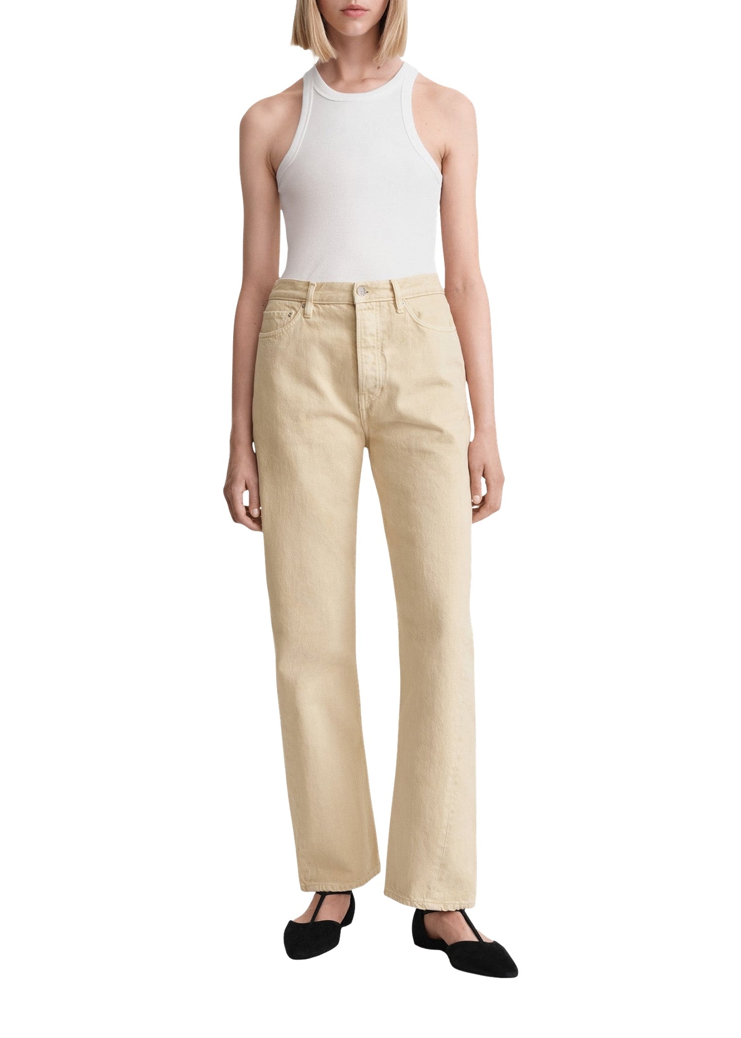 TWISTED SEAM DENIM FULL LENGTH