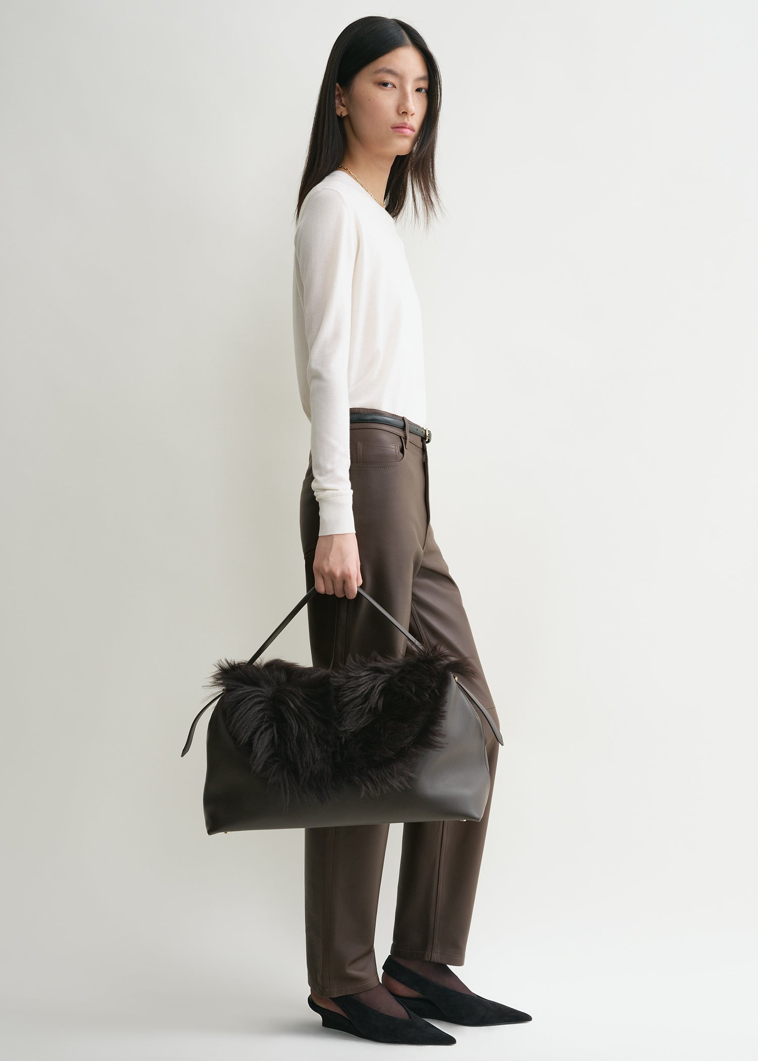 SHEARLING BAG