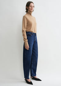 WIDE TAPERED LEG DENIM