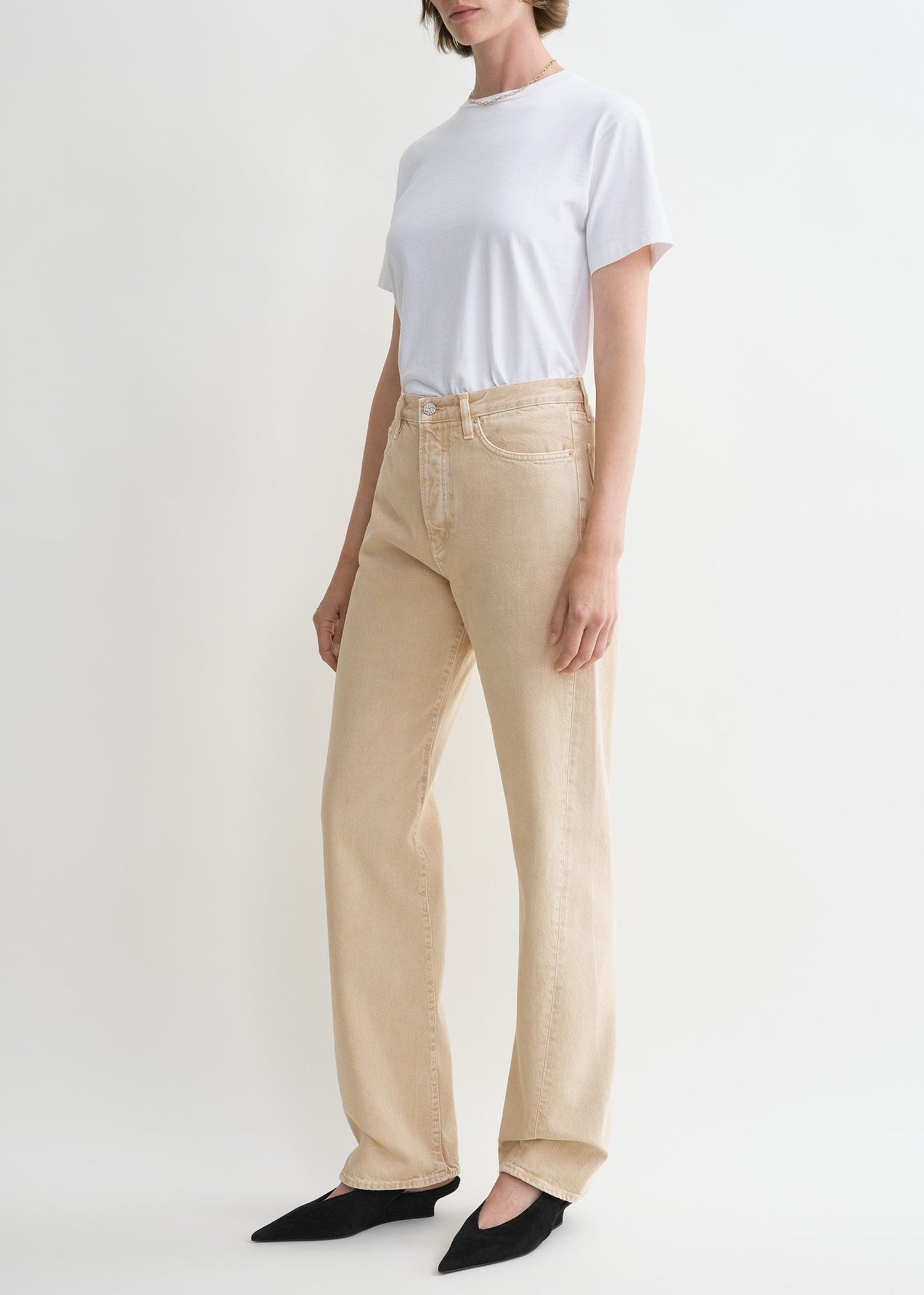TWISTED SEAM DENIM FULL LENGTH