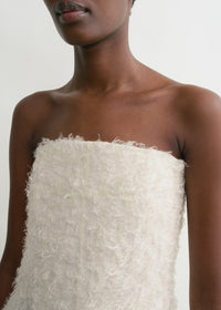 STRAPLESS FIL COUPÉ DRESS