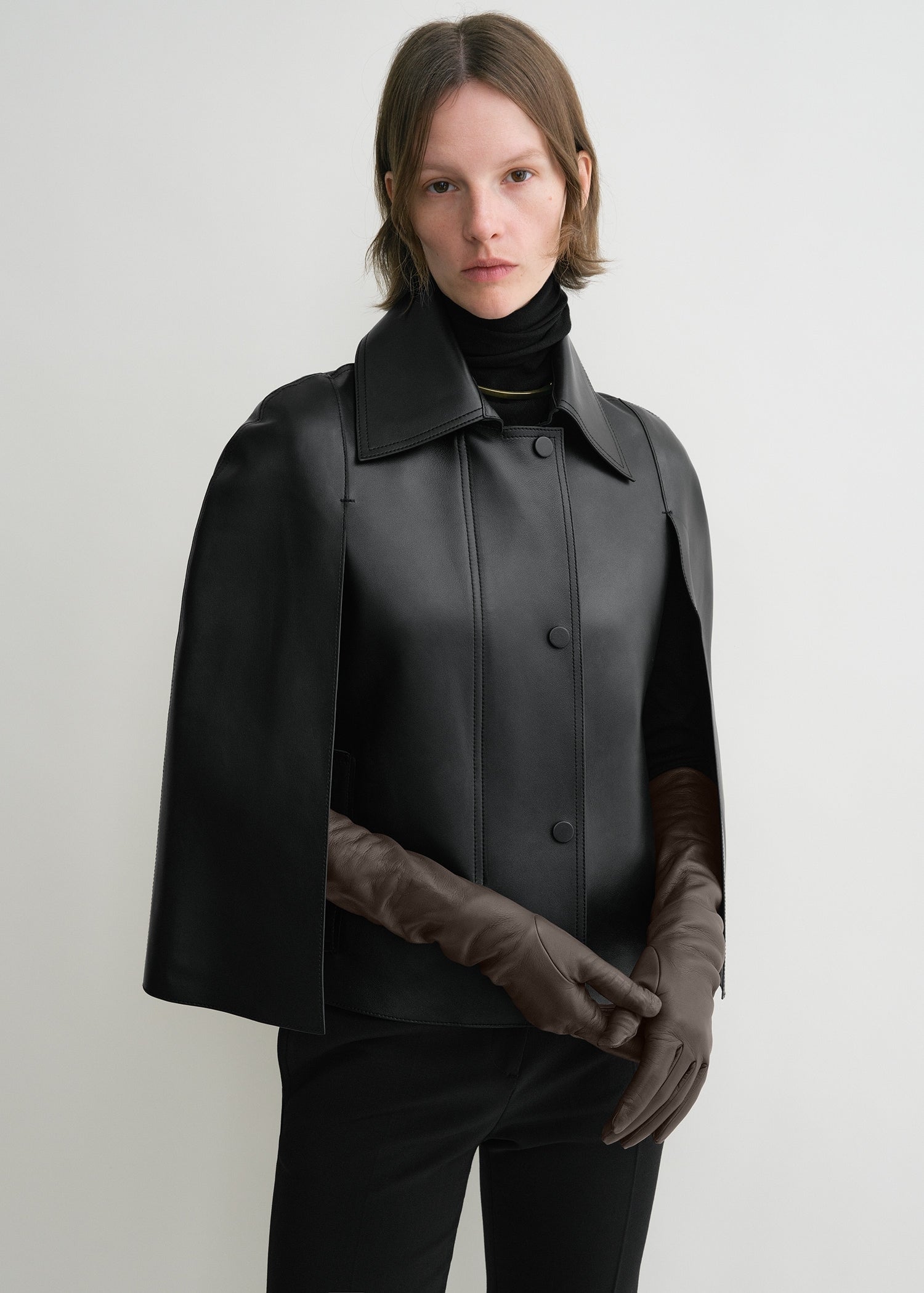 LONG LEATHER GLOVES