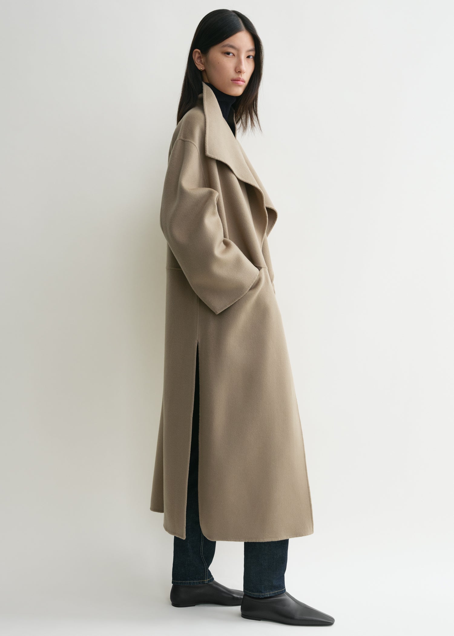 SIGNATURE WOOL CASHMERE COAT