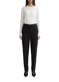 BUCKLED SLOUCH TROUSERS