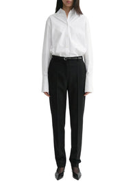 LOW-WAIST TAILORED TROUSERS