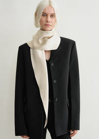 SATIN TRIANGLE SCARF