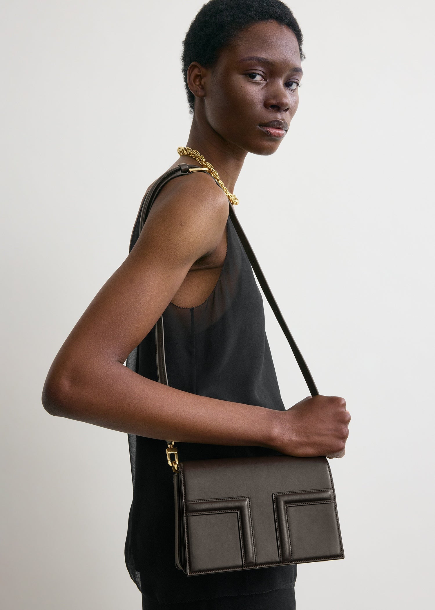 MINI T-FLAP LEATHER BAG