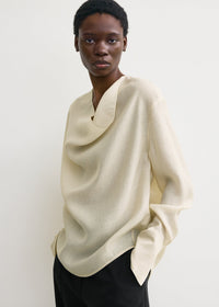 COWL BLOUSE