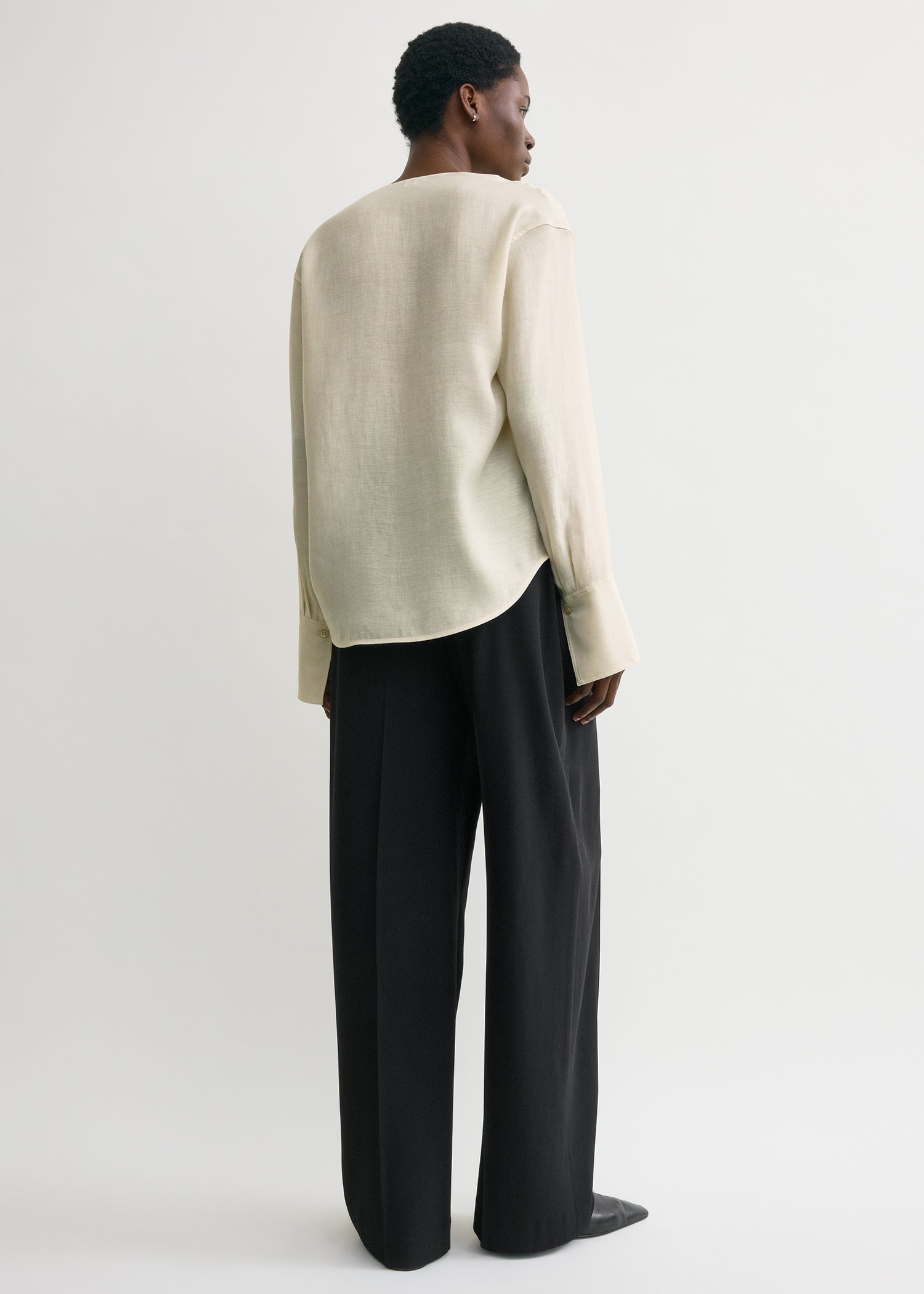 COWL BLOUSE