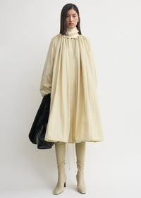 GATHERED PARACHUTE COAT