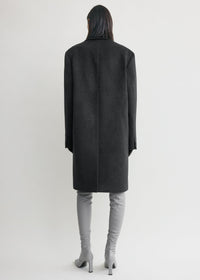 DOUBLE-BREASTED CASHMERE COAT