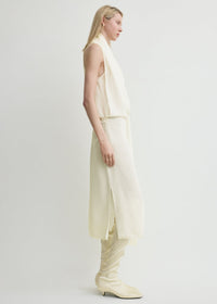 FRINGED SCARF DRESS