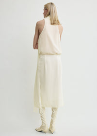 FRINGED SCARF DRESS