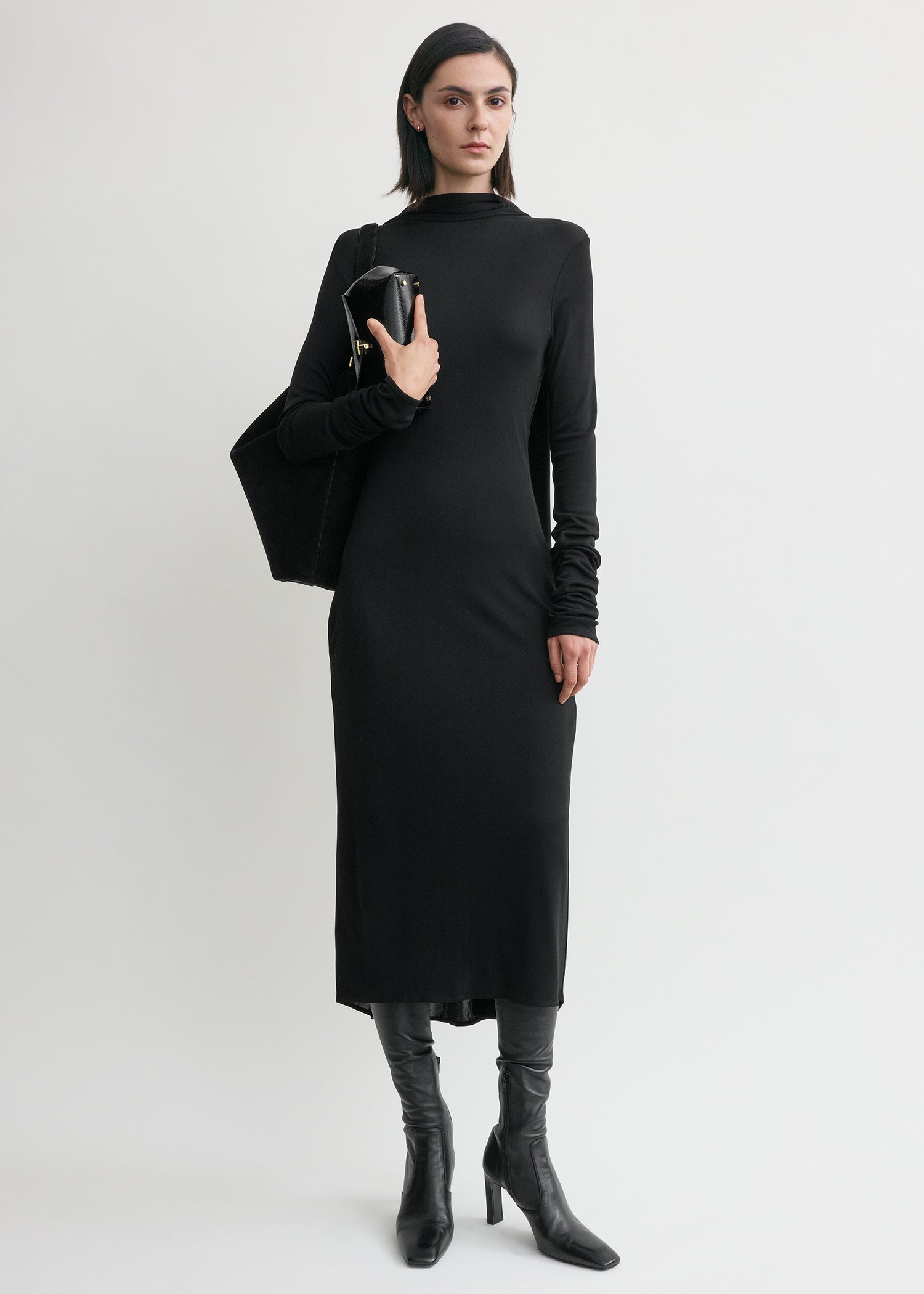 COCOON CAPE DRESS