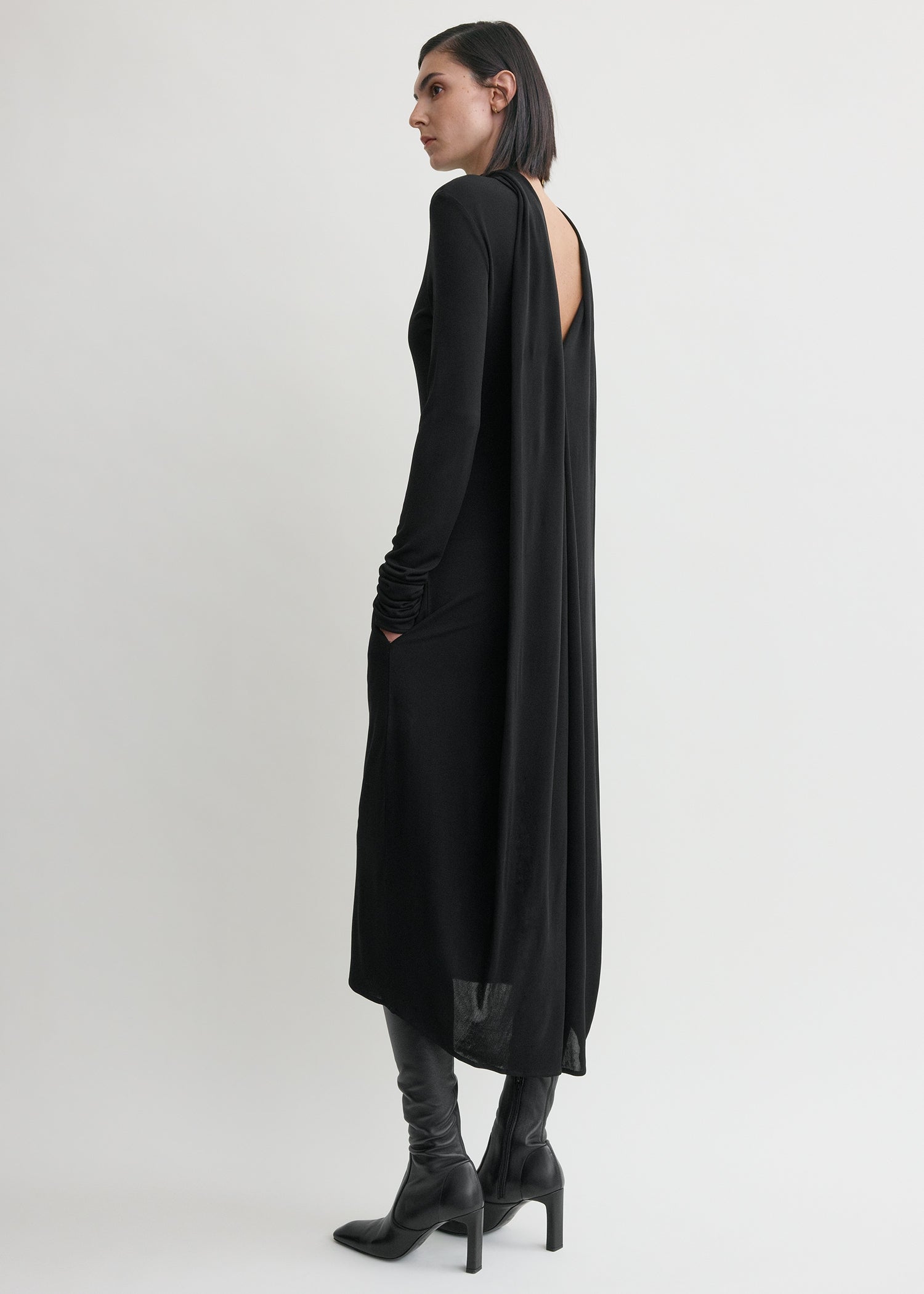 COCOON CAPE DRESS