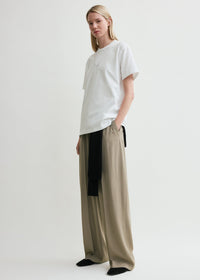 STRAIGHT COTTON TEE